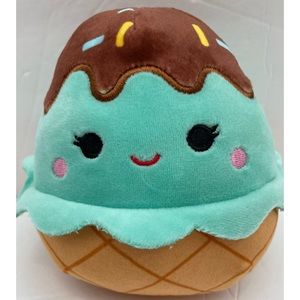 Squishmallow Kellytoy Plush Food 
Maya The Ice Cream 5" Inch Toy